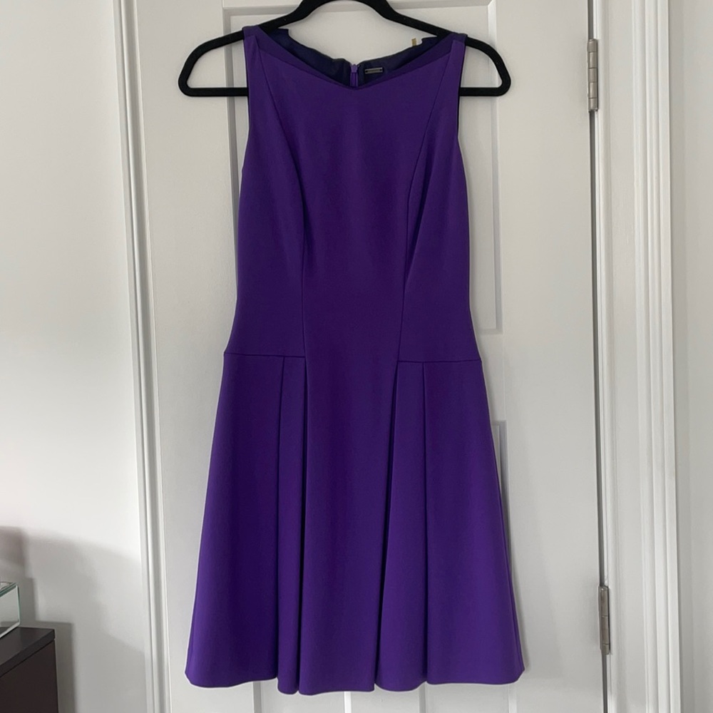 Tahari purple dress